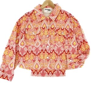 (11) Savanna Jane Multicolor Patterned Jacket